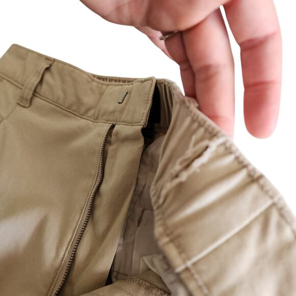 BDG Womens Mia Straight Leg Chino Pant Size 8 Khaki Sand High Rise Front Pleat - Picture 9 of 15